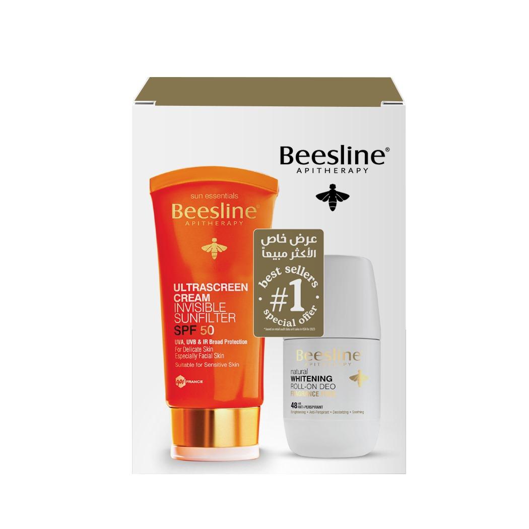 بيزلين عرض خاص (مزيل عرق مفتح غير معطر+كريم حاجب شمس)
