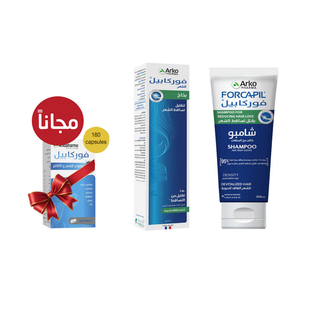 مجموعة 360° رعاية شاملة من الجذور للأطراف من فوركابيل | Arkopharma
