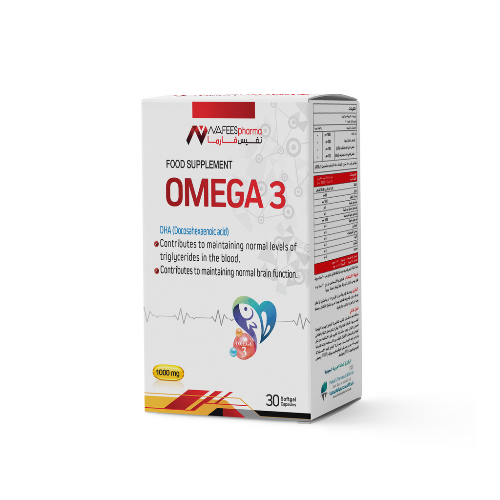 اوميجا 3 - 30 كبسولة  | NAFEES pharma