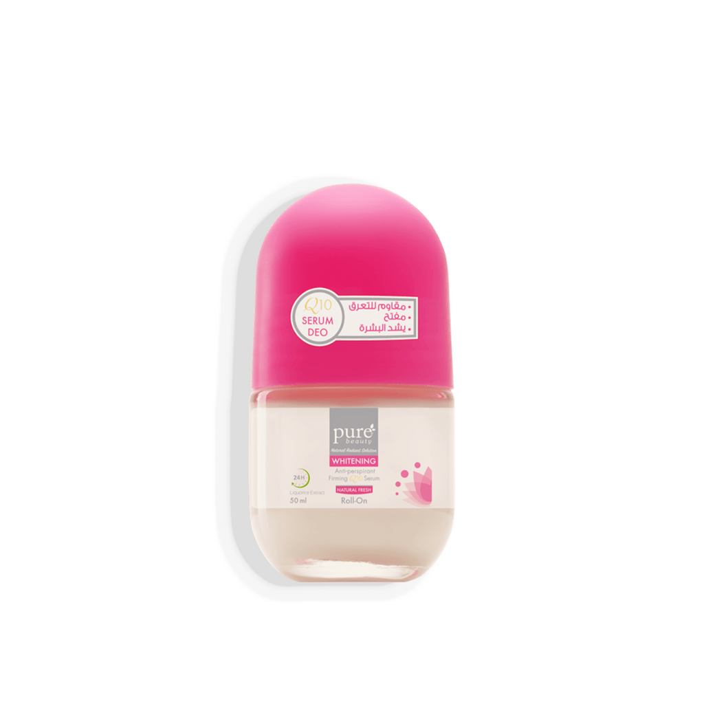 Pure Beauty |مزيل عرق- رول ان سيروم بيور بيوتي شد البشرة المفتح المقاوم للتعرق فريش -50مل