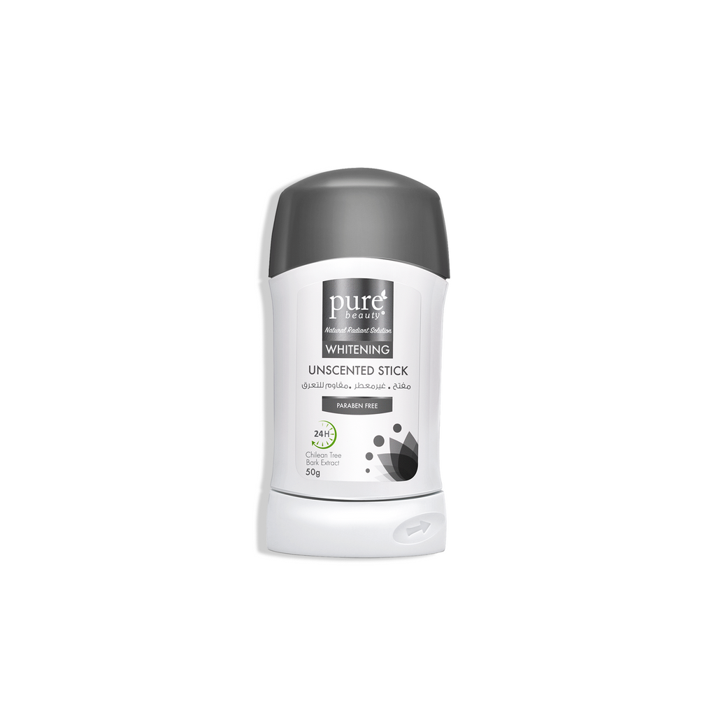 Pure Beauty |بيور بيوتي ستيك مزيل للتعرق مفتح - غير معطر 50 غرام
