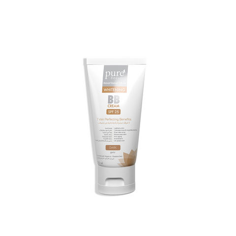 Pure Beauty | 50g - كريم بيور بيوتي غامق تفتيح مع واقي شمسي بعامل حماية 25