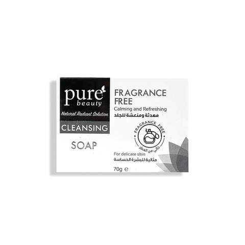 Pure beauty | بيوربيوتي صابونة مرطبة -غير معطرة - 70 غرام