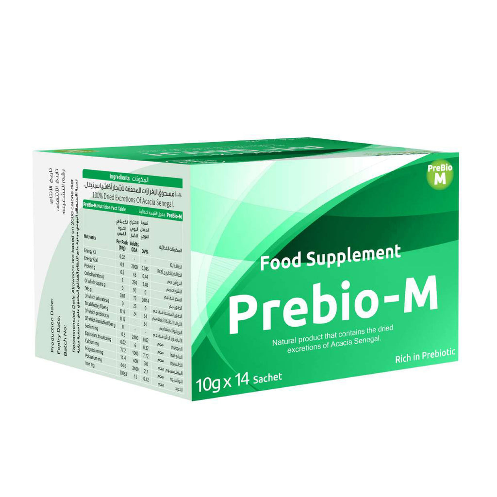 Perfect Life |مكمل غذائي- بيرفكت لايف بريبيو إم - غذاء طبيعي من بيرفكت لايف لبكتيريا الحياة البريبايوتيك - ‫(14 ظرف)