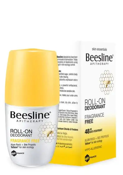 Beesline |مزيل عرق- مزيل عرق رول اون خالي من العطر من بيزلين -50مل