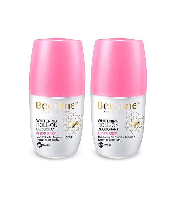 Beesline | مزيل عرق رول ومفتح البشرة بعطر الورد - عرض (1+%50خصم)