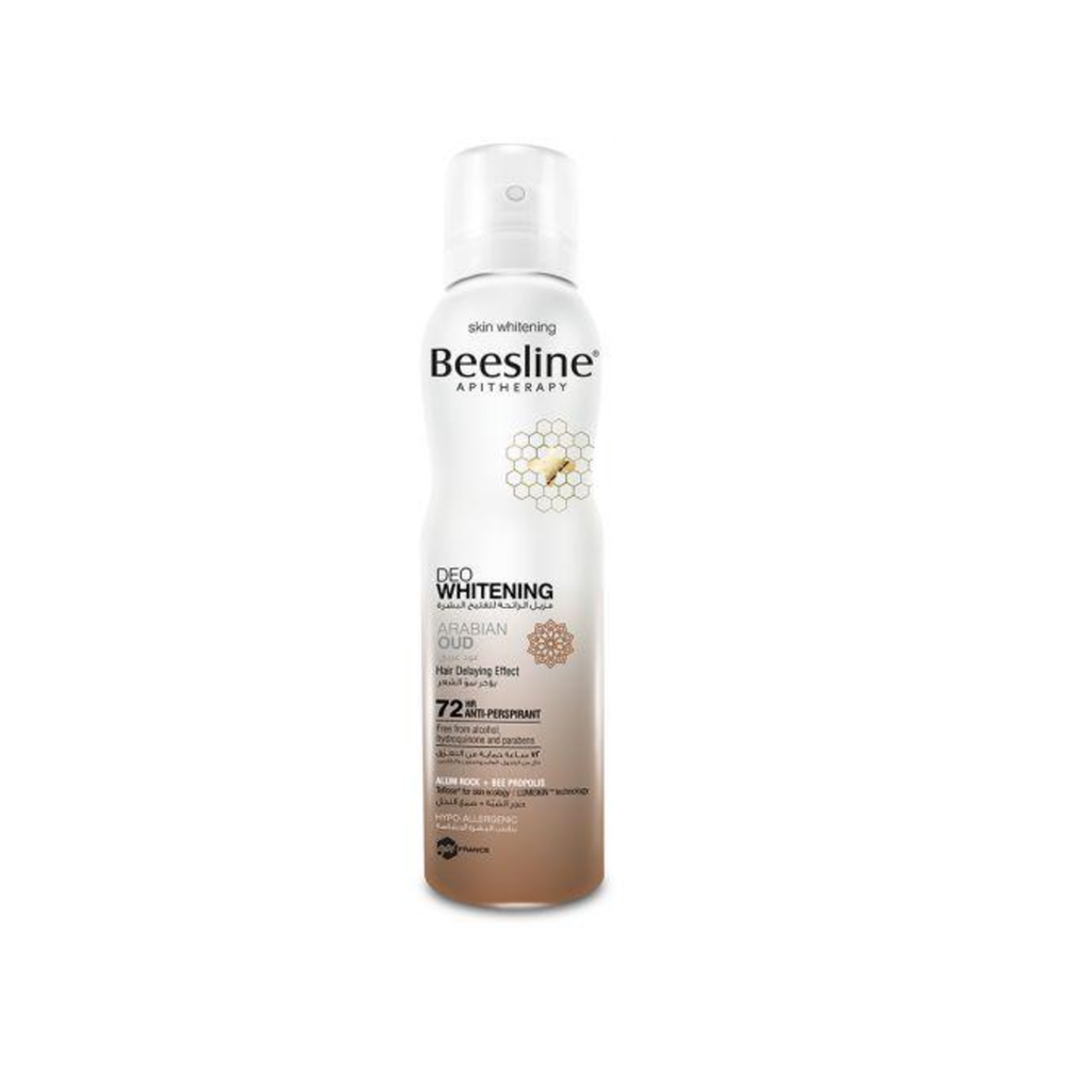 Beesline |مزيل عرق-بيزلين مزيل الرائحة بخاخ لتفتيح البشرة - عود عربي-150 مل