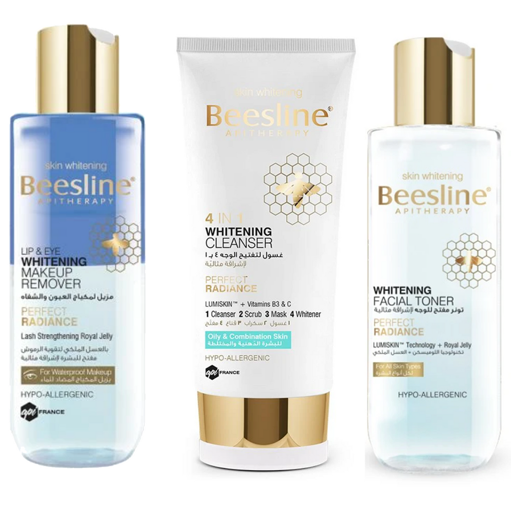 مجموعة لتنظيف وتفتيح الوجه | Beesline